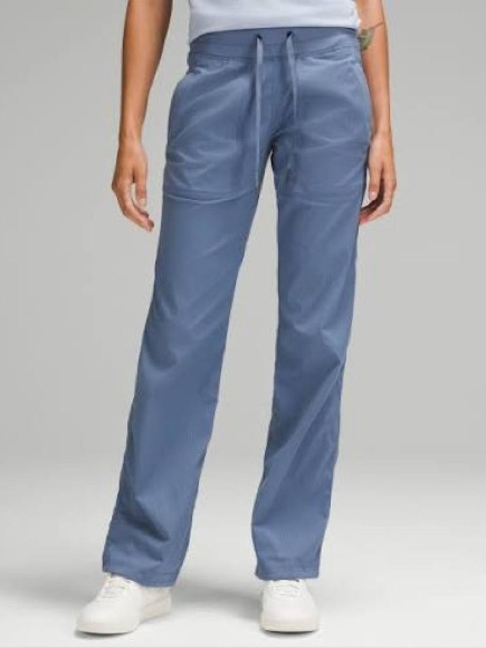 LULULEMON Dance Studio mid rise pants size 14 short | Oasis Blue